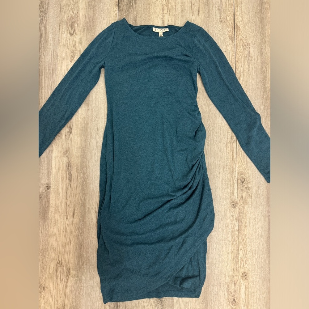 Jessica Simpson blue maternity medium long sleeve dress